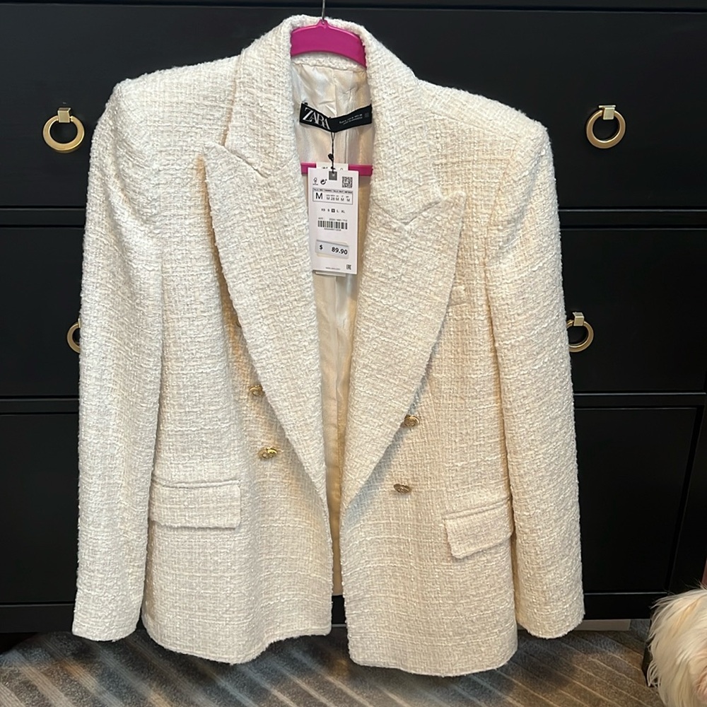 Cream color, Zara blazer